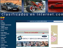 Tablet Screenshot of clasificadoseninternet.com